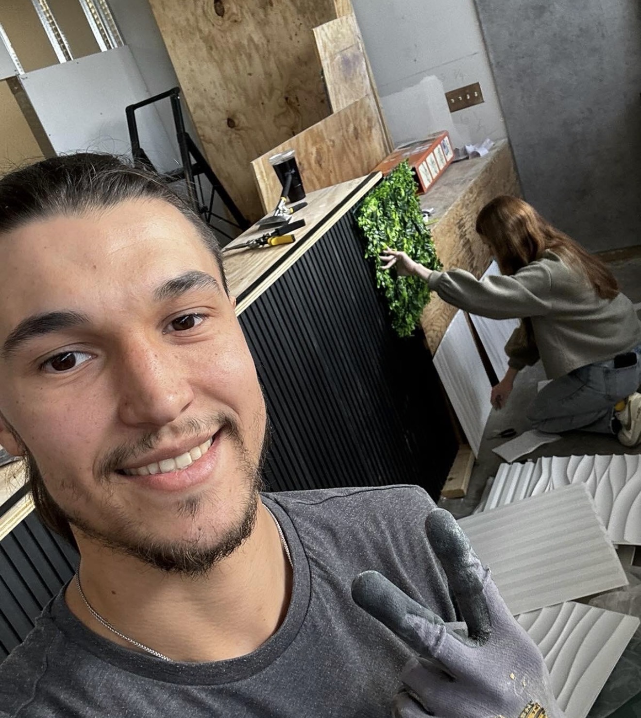 Finishing the bar